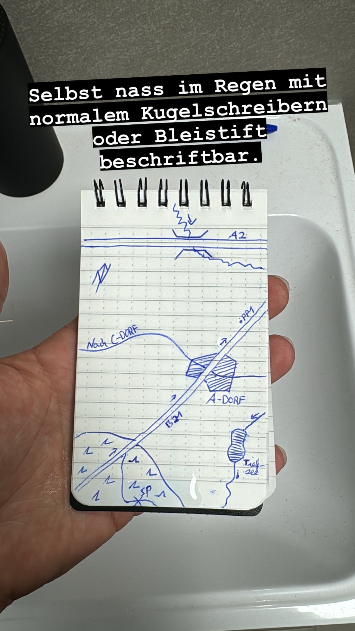 Wasserfester PPF Notizblock - PPF Germany