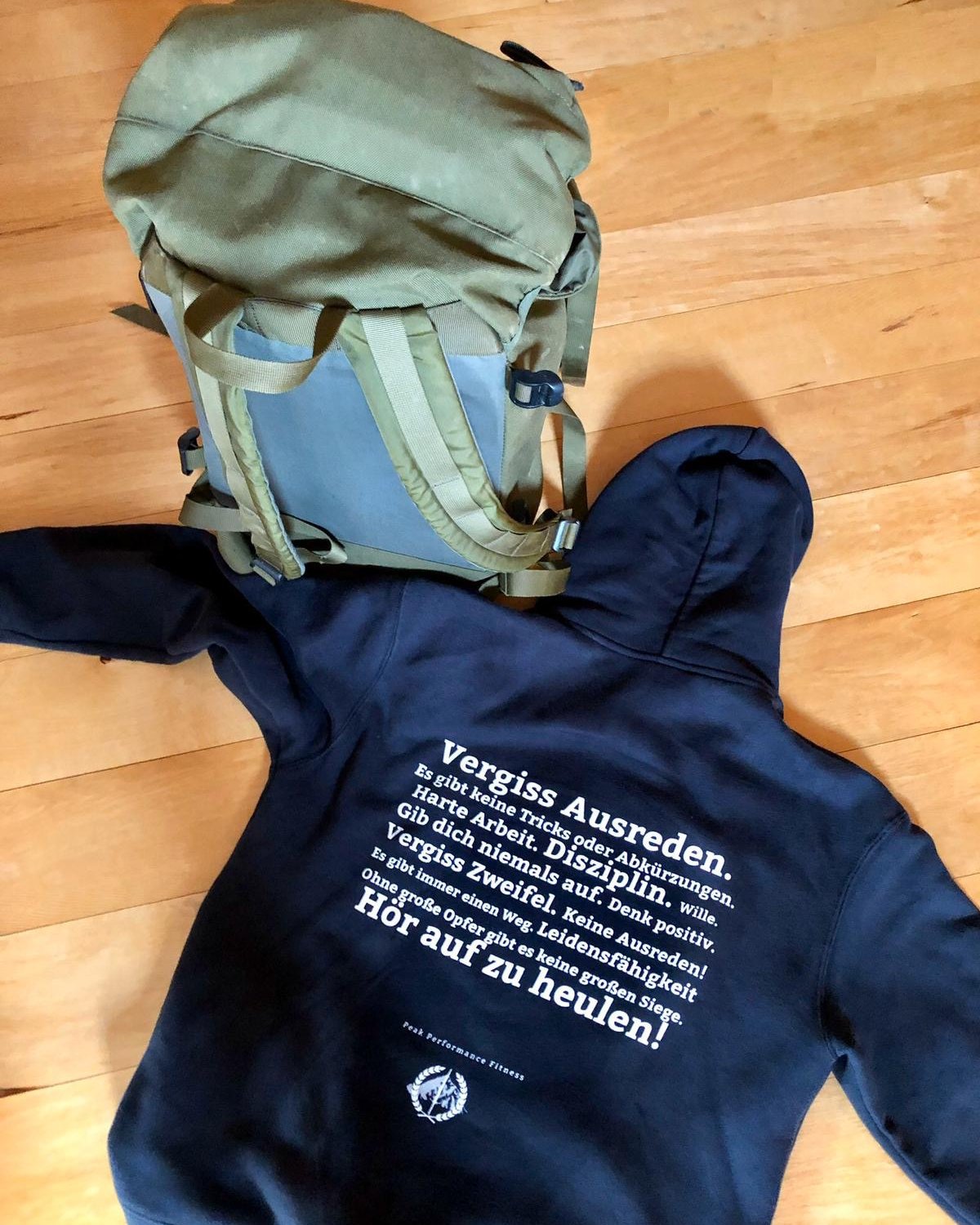 PPF Creed Hoodie - Peak Performance Fitness Germany