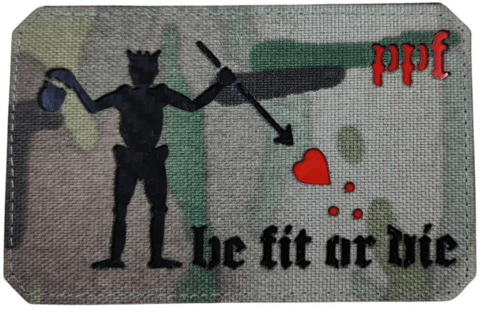 Be fit or die Multicam - Patch - PPF Germany